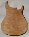 One-piece, hard, curly Maple